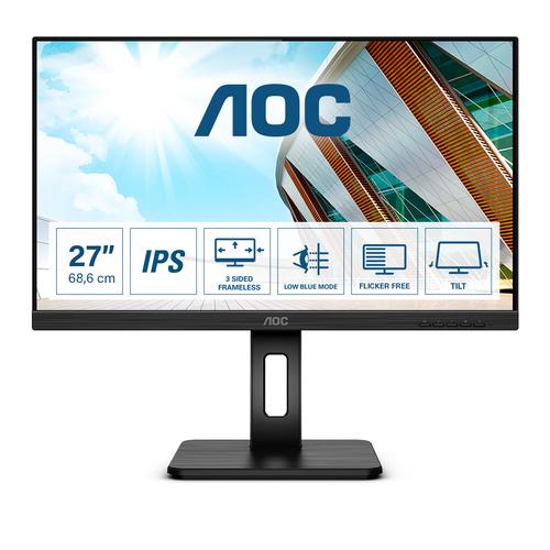 AOC P2 Q27P2Q computer monitor 68,6 cm (27") 2560 x 1440 Pixels Quad HD LED Zwart