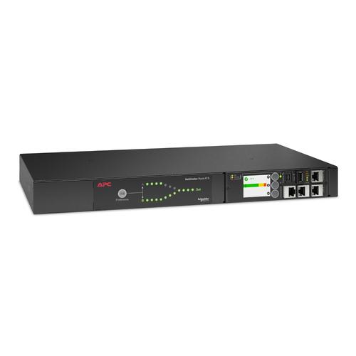 APC Automatic Transfer Switch AP4423A - (8x) C13 + (1x) C19, 3680W, Rack mountable, 1U - Image 4