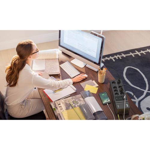 APC Back-UPS BE1050G2-GR - Noodstroomvoeding 8x stopcontact, 1050VA, 2 USB opladers, 1 USB datapoort - Image 5