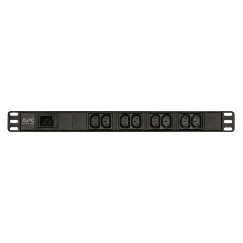 APC Easy PDU EPDU1016B, Basic, 1U, 16A, 230V, (8x)C13, C20 stekker - Image 2