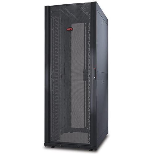 APC NetShelter SX 42U 750mm(b) x 1070mm(d) 19" IT rack, netwerkbehuizing met zijpanelen, zwart - Image 1