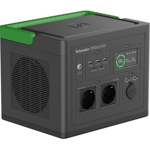 APC SE OffGrid Portable Power Station 500 - Li-Ion accu, LCD, 2x stopcontact, 3x USB-A, 2x USB-C, 3x 12V, draadloze lader - Image 8
