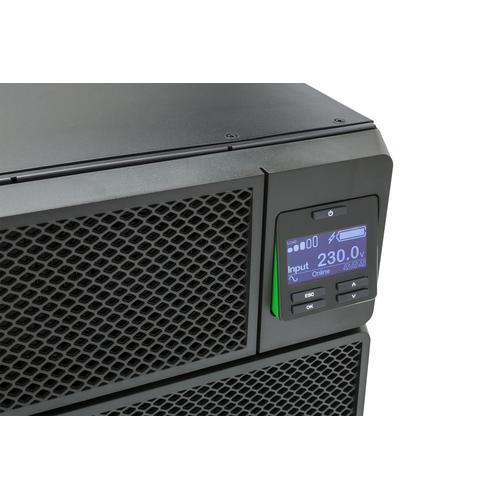 APC Smart-UPS On-Line SRT6KRMXLI - 6kW/VA, 6x C13 + 4x C19 + hardwire 1 fase uitgang, rackmountable, Embedded NMC - Image 4