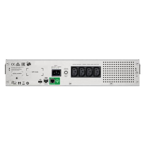 APC Smart-UPS SMC1500I-2UC Noodstroomvoeding - 4x C13, USB, Rack Mountable, SmartConnect, 1500VA - Image 2