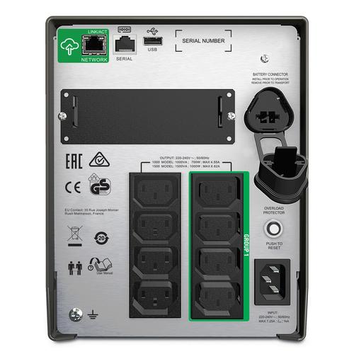 APC Smart-UPS SMT1000IC - 8x C13, USB, SmartConnect, 1000VA - Image 2