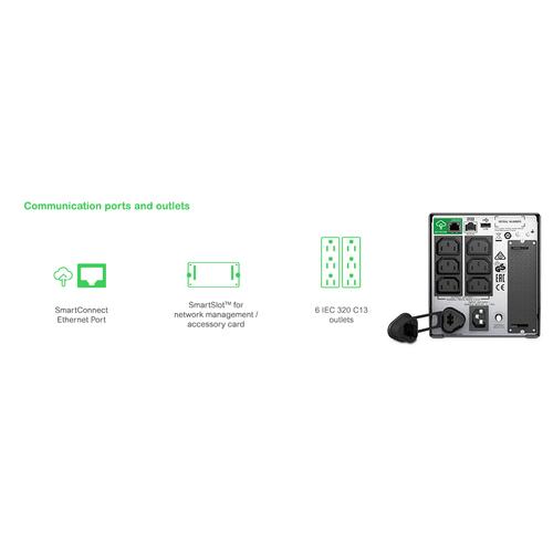APC Smart-UPS SMT750IC - 6x C13, USB, SmartConnect, 750VA - Image 2