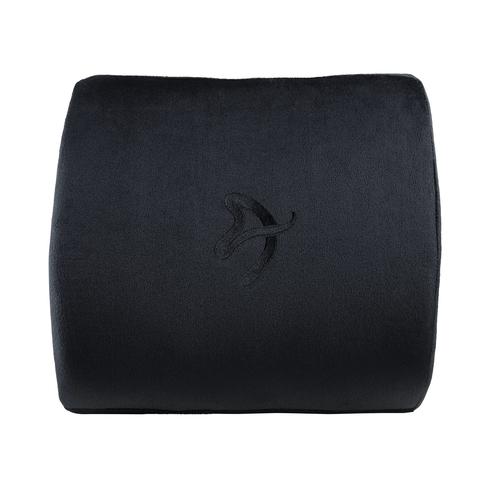 Arozzi Lumbar Support - Black Velour - Image 1