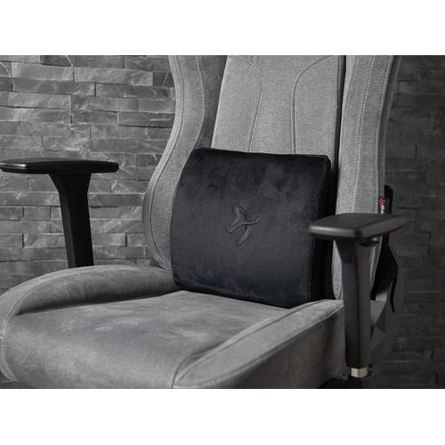 Arozzi Lumbar Support - Black Velour - Image 3