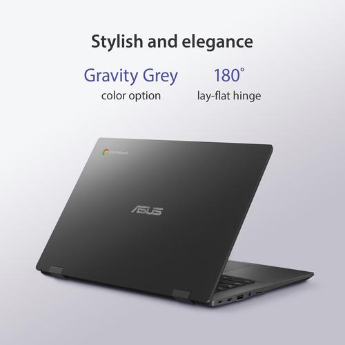 ASUS Chromebook CM14 CM1402CM2A-NK0204 MediaTek Kompanio 520 35,6 cm (14") Full HD 4 GB LPDDR4x-SDRAM 128 GB eMMC Wi-Fi 6 (802.11ax) ChromeOS Nederlands Grijs - Image 9