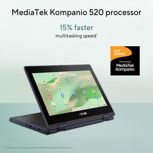 ASUS Chromebook CZ11 Flip CZ1104FM2A-NS0097 MediaTek Kompanio 520 29,5 cm (11.6") Touchscreen HD 8 GB LPDDR4x-SDRAM 64 GB eMMC Wi-Fi 6 (802.11ax) ChromeOS US International Grijs - Image 10