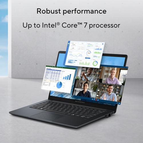 ASUS ExpertBook B1 B1403CVA-S63754X Intel® Core™ i7 i7-13620H Laptop 35,6 cm (14") Full HD 16 GB DDR5-SDRAM 512 GB SSD Wi-Fi 6E (802.11ax) Windows 11 Pro US International Zwart, Grijs - Image 6