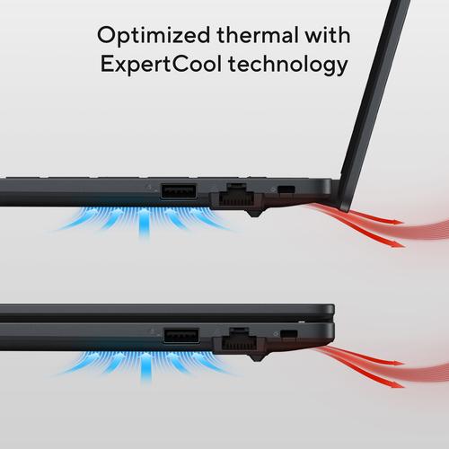 ASUS ExpertBook B1 B1503CVA-S73431X Intel® Core™ i7 i7-13620H Laptop 39,6 cm (15.6") Full HD 32 GB DDR5-SDRAM 1 TB SSD Wi-Fi 6E (802.11ax) Windows 11 Pro US International Zwart, Grijs - Image 8