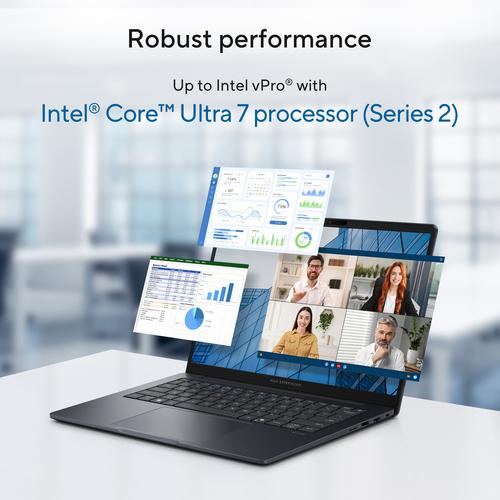 ASUS ExpertBook B3 B3405CCA-LY2769X Intel Core Ultra 7 255H Laptop 35,6 cm (14") WUXGA 32 GB DDR5-SDRAM 1 TB SSD Wi-Fi 6E (802.11ax) Windows 11 Pro US International Zwart, Grijs - Image 6