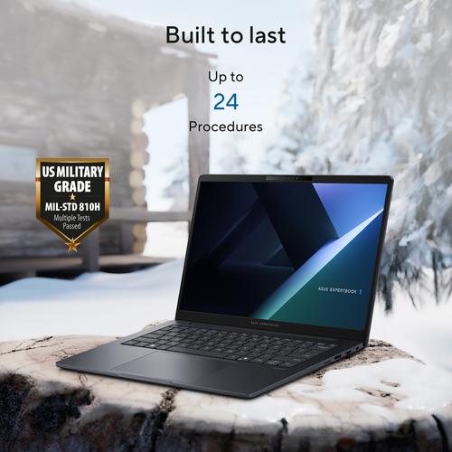 ASUS ExpertBook B3 B3405CCA-LY2769X Intel Core Ultra 7 255H Laptop 35,6 cm (14") WUXGA 32 GB DDR5-SDRAM 1 TB SSD Wi-Fi 6E (802.11ax) Windows 11 Pro US International Zwart, Grijs - Image 8