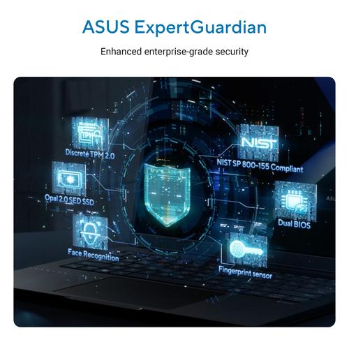 ASUS ExpertBook B5 B5405CCA-LY0008X Intel Core Ultra 5 225H Laptop 35,6 cm (14") WUXGA 16 GB DDR5-SDRAM 512 GB SSD Wi-Fi 7 (802.11be) Windows 11 Pro US International Zwart - Image 9