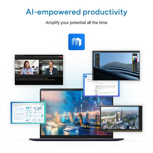 ASUS ExpertBook B5 B5605CCA-MB0015X Intel Core Ultra 7 255H Laptop 40,6 cm (16") WUXGA 16 GB DDR5-SDRAM 512 GB SSD Wi-Fi 7 (802.11be) Windows 11 Pro US International Zwart, Grijs - Image 8