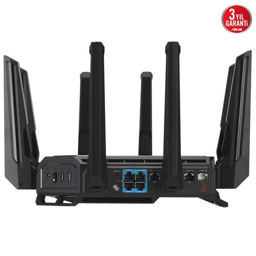 ASUS ROG Rapture GT-BE19000 draadloze router Multi-Gigabit Ethernet Tri-band (2,4 GHz / 5 GHz / 6 GHz) Zwart, Rood - Image 6