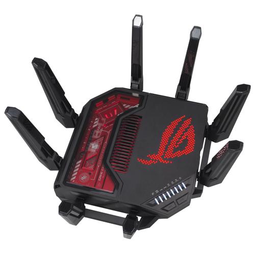 ASUS ROG Rapture GT-BE19000 draadloze router Multi-Gigabit Ethernet Tri-band (2,4 GHz / 5 GHz / 6 GHz) Zwart, Rood - Image 7