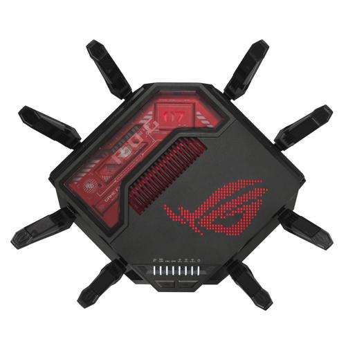 ASUS ROG Rapture GT-BE19000 draadloze router Multi-Gigabit Ethernet Tri-band (2,4 GHz / 5 GHz / 6 GHz) Zwart, Rood - Image 8