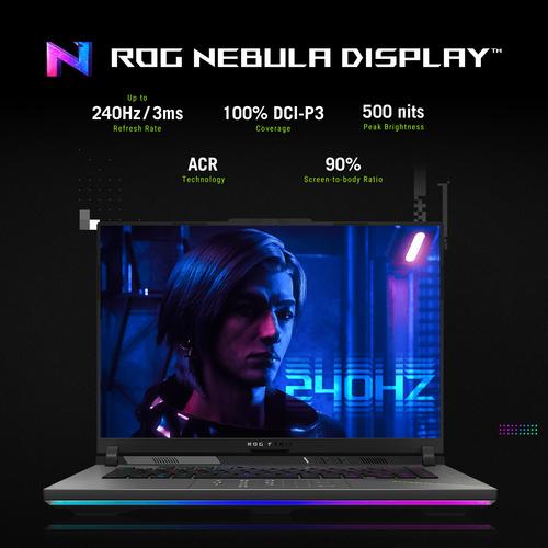 ASUS ROG Strix G16 G614FR-S5013W Copilot+ PC AMD Ryzen™ 9 Laptop 40,6 cm (16") WQXGA 32 GB DDR5-SDRAM 2 TB SSD NVIDIA GeForce RTX 5070 Ti Wi-Fi 6E (802.11ax) Windows 11 Home Nederlands Zwart, Groen, Grijs - Image 5