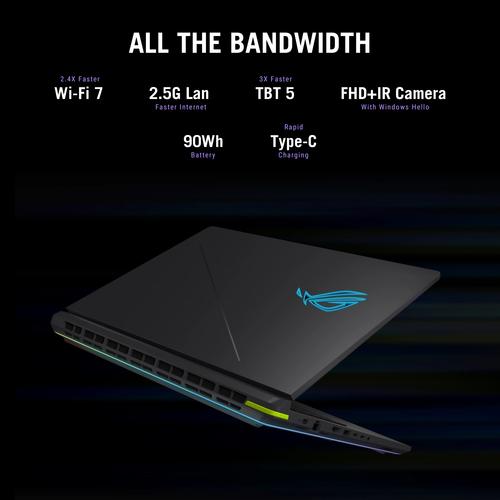 ASUS ROG Strix G18 G815LP-S9005W Intel Core Ultra 9 275HX Laptop 45,7 cm (18") WQXGA 32 GB DDR5-SDRAM 1 TB SSD NVIDIA GeForce RTX 5070 Wi-Fi 7 (802.11be) Windows 11 Home Nederlands Zwart, Grijs - Image 5