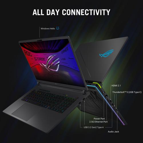 ASUS ROG Strix G18 G815LW-S9076W Copilot+ PC Intel Core Ultra 9 275HX Laptop 45,7 cm (18") 2.5K 32 GB DDR5-SDRAM 1 TB SSD NVIDIA GeForce RTX 5080 Wi-Fi 7 (802.11be) Windows 11 Home Nederlands Grijs - Image 8