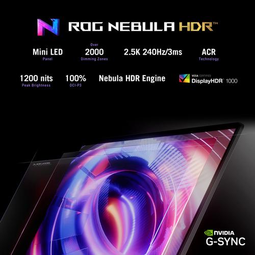 ASUS ROG Strix SCAR 16 G635LX-RW042W Copilot+ PC Intel Core Ultra 9 275HX Laptop 40,6 cm (16") WQXGA 64 GB DDR5-SDRAM 2 TB SSD NVIDIA GeForce RTX 5090 Wi-Fi 7 (802.11be) Windows 11 Home Nederlands Zwart - Image 10