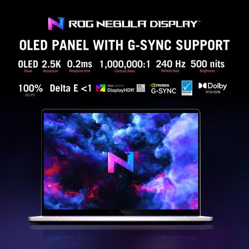 ASUS ROG Zephyrus G16 GU605CR-QR111W Intel Core Ultra 9 285H Laptop 40,6 cm (16") WQXGA 32 GB LPDDR5x-SDRAM 1 TB SSD NVIDIA GeForce RTX 5070 Ti Wi-Fi 7 (802.11be) Windows 11 Home Nederlands Wit - Image 10