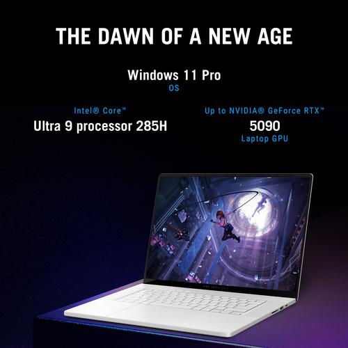 ASUS ROG Zephyrus G16 GU605CX-QR076W Intel Core Ultra 9 285H Laptop 40,6 cm (16") WQXGA 64 GB LPDDR5x-SDRAM 2 TB SSD NVIDIA GeForce RTX 5090 Wi-Fi 7 (802.11be) Windows 11 Home Nederlands Wit - Image 9