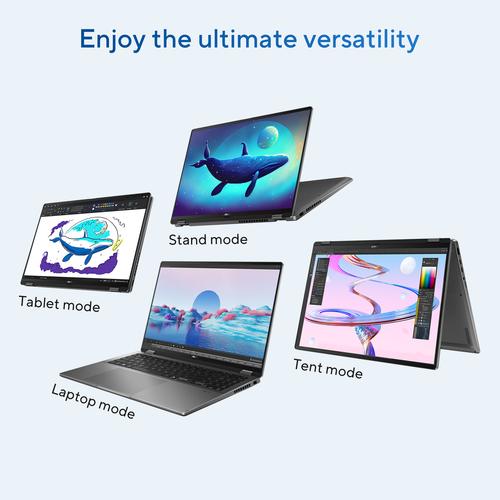 ASUS Vivobook 14 Flip TP3407SA-QL039W Intel Core Ultra 7 256V Hybride (2-in-1) 35,6 cm (14") Touchscreen WUXGA 16 GB LPDDR5x-SDRAM 512 GB SSD Wi-Fi 7 (802.11be) Windows 11 Home Nederlands Grijs - Image 9