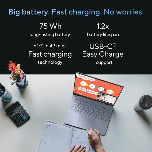 ASUS Vivobook S 14 OLED S5406SA-QD077W Copilot+ PC Intel Core Ultra 7 258V Laptop 35,6 cm (14") WUXGA 32 GB LPDDR5x-SDRAM 1 TB SSD Wi-Fi 7 (802.11be) Windows 11 Home Nederlands Blauw - Image 8