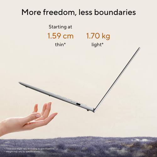 ASUS Vivobook S16 M3607HA-RP052W AMD Ryzen™ 7 260 Laptop 40,6 cm (16") WUXGA 32 GB DDR5-SDRAM 1 TB SSD Wi-Fi 6 (802.11ax) Windows 11 Home Nederlands Zilver - Image 8