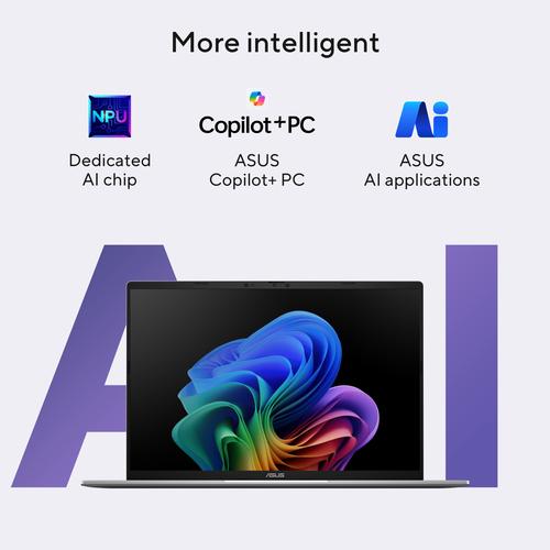 ASUS Vivobook S16 S3607QA-PL003W Qualcomm Snapdragon X1-26-100 Laptop 40,6 cm (16") 2.5K 16 GB LPDDR5x-SDRAM 512 GB SSD Wi-Fi 6E (802.11ax) Windows 11 Home Nederlands Grijs - Image 10