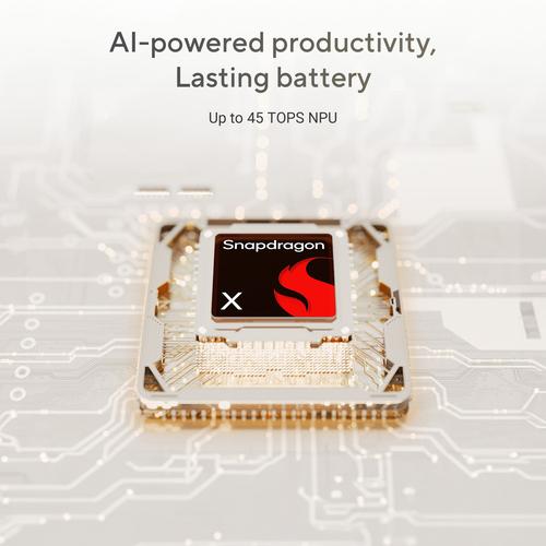 ASUS Zenbook A14 UX3407QA-QD220W Copilot+ PC Qualcomm Snapdragon X1-26-100 Laptop 35,6 cm (14") WUXGA 32 GB LPDDR5x-SDRAM 1 TB SSD Wi-Fi 6E (802.11ax) Windows 11 Home Nederlands Grijs - Image 3