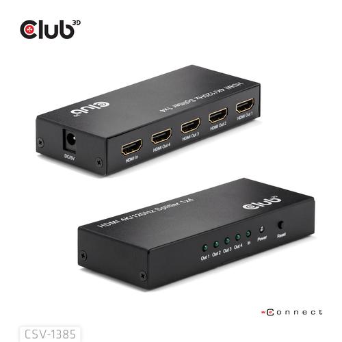 CLUB3D 1 to 4 HDMI™ Splitter 4K120Hz - Image 7