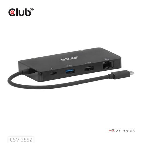 CLUB3D 9-1 Dual HDMI™ USB-C® Hub PD3.0 100W - Image 5