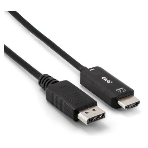 CLUB3D CAC-1083 DisplayPort kabel 2 m HDMI Type D (Micro) Zwart - Image 1