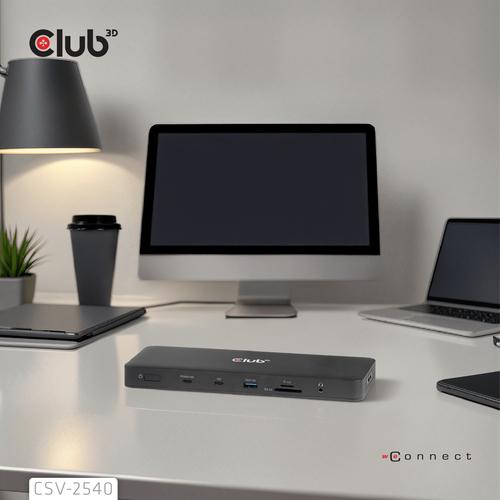 CLUB3D Club 3D 14-in-1 USB-C® Quad Display Dockingstation – 4 Schermen & 100W Snelladen - Image 7