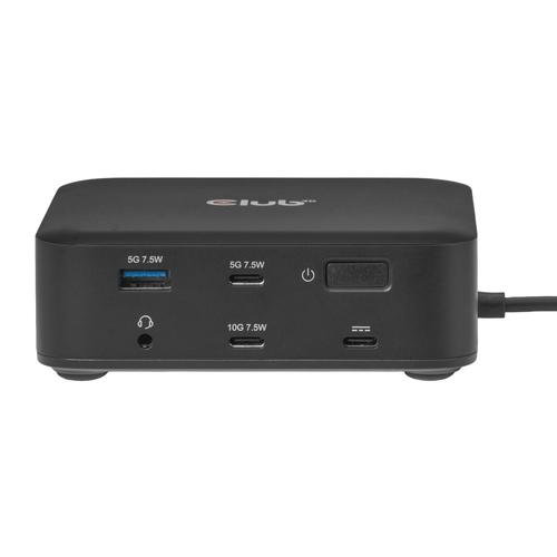 CLUB3D CSV-2542 12-1 USB-C® Quad DisplayLink Dockingstation 2x DisplayPort™ 8K60Hz + 2x HDMI™ 4K60Hz PD3.0 100Watt Ethernet 2.5G - Image 2