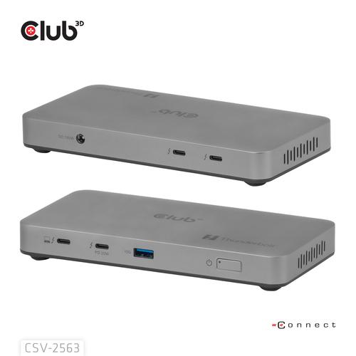 CLUB3D CSV-2563 5-1 Thunderbolt™ 5 Hub Triple video 5K60Hz Thunderbolt™ Share Certifi ed 180W - Image 5