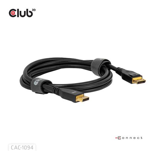 CLUB3D DisplayPort™ 2.1 VESA DP80 Gecertificeerd Kabel 8K240Hz 2m/6.56ft - Image 5