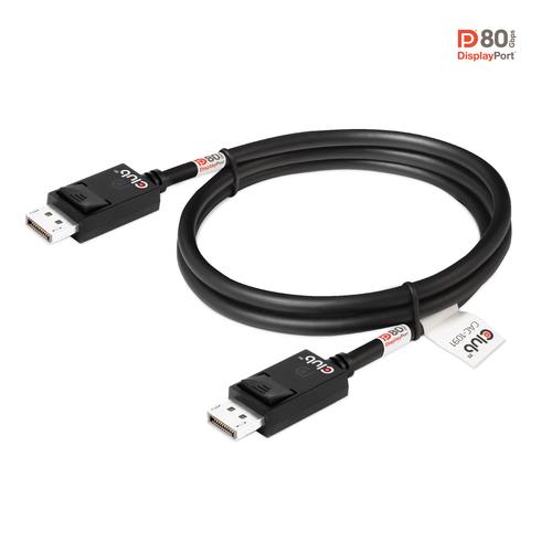 CLUB3D DisplayPort 2.1 Bi-Directional VESA DP80 Gecertificeerde kabel 4K240Hz, 8K60Hz or 10K30Hz M/M 1.2m/3.94ft - Image 8