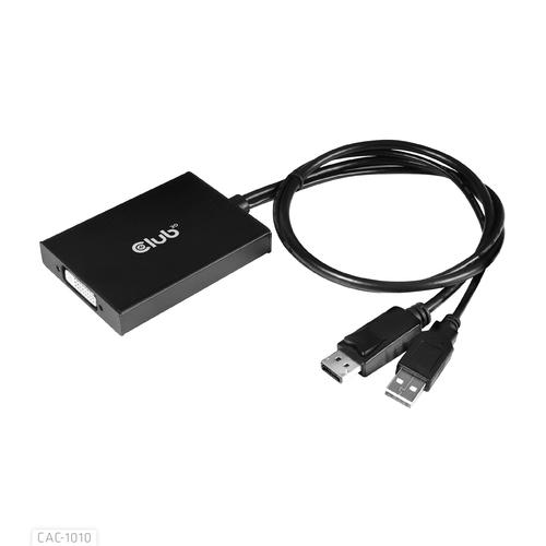 CLUB3D DisplayPort to Dual Link DVI-D HDCP AAN versie Actieve Adapter M/V - Image 1