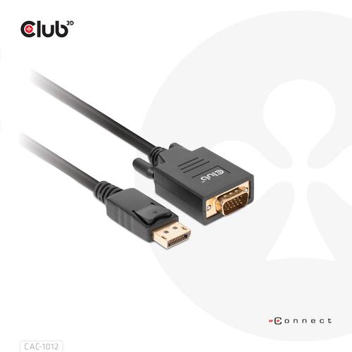 CLUB3D DisplayPort to VGA Cable M/M - Image 2