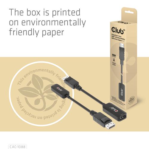 CLUB3D DisplayPort1.4 to HDMI 4K120Hz/8K60Hz HDR Active adapter M/F - Image 9