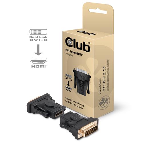 CLUB3D DVI-D to HDMI Passive Adapter - Image 1