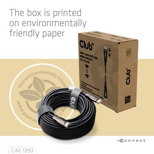 CLUB3D HDMI™ Hybrid AOC Cable 8K60Hz/4K120Hz 30m / 98.42 ft - Image 10