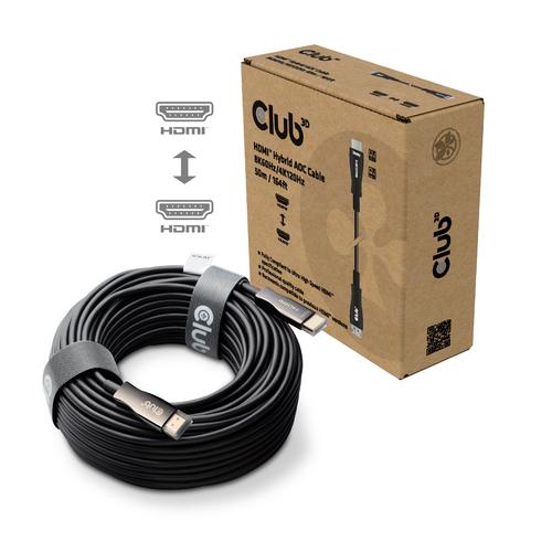 CLUB3D HDMI™ Hybrid AOC Cable 8K60Hz/4K120Hz 50m / 164.04ft - Image 3