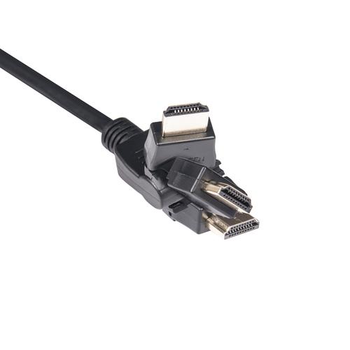 CLUB3D HDMI 2.0 4K60Hz UHD 360 Graden roterende kabel 2 meter - Image 6