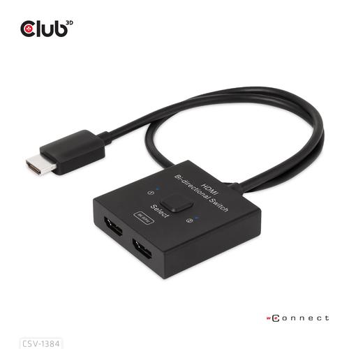 CLUB3D HDMI 2-in-1 Bi-directional Switch for 8K60Hz or 4K120Hz - Image 7